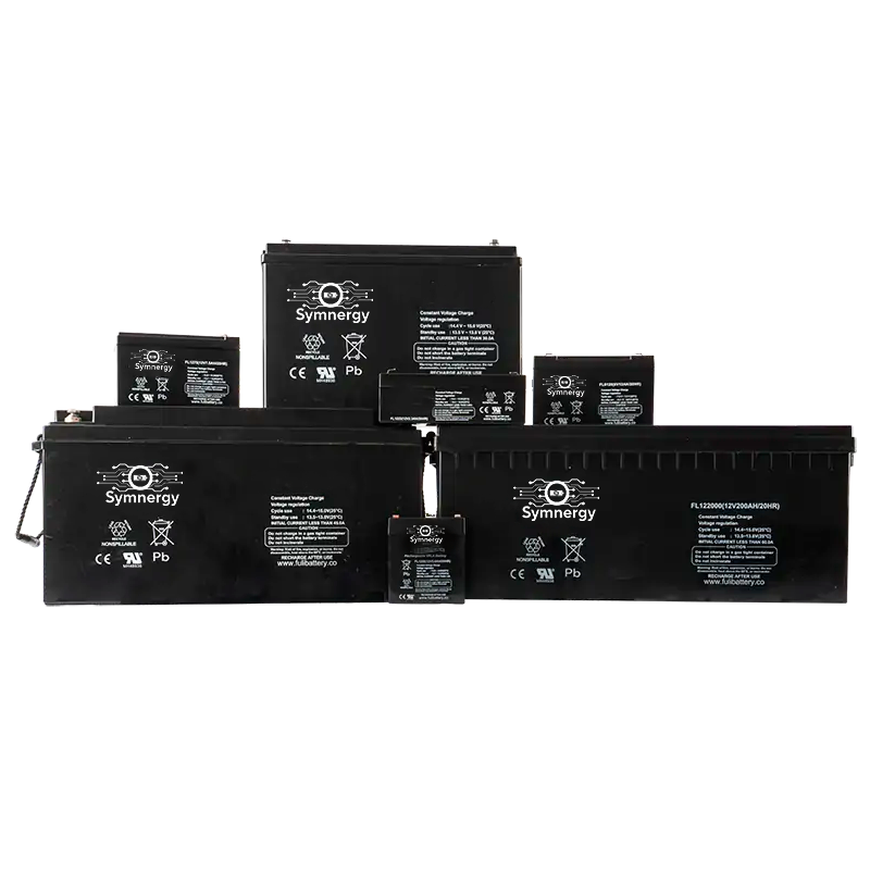 Baterías marca Symnergy de distintas capacidades